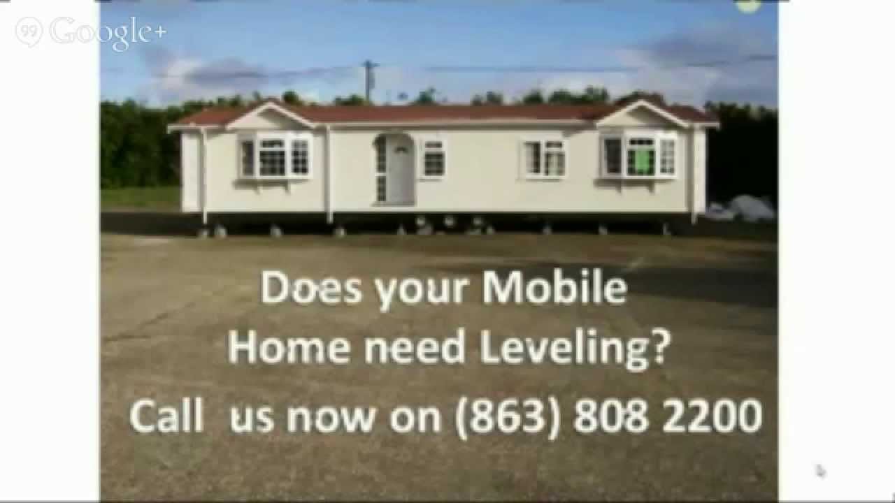 Auburndale Mobile Home Re leveling 863 8082200 Level my Mobile Home