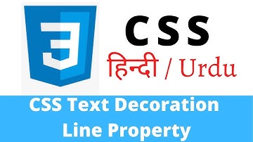 CSS Lecture - 45 Text Decoration Line Property of CSS