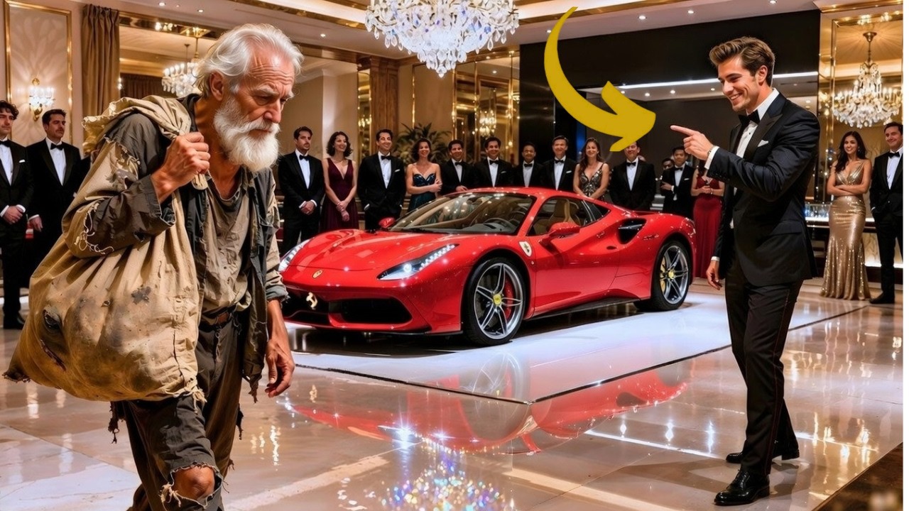 “Te Doy Mi Ferrari Si Logras Encenderlo” — Se Ríe El Millonario... Pero El Viejo Lo Calló