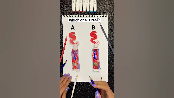 Which is the real one? 😍❤️ #shorts #drawing #art #draw #creative #artist