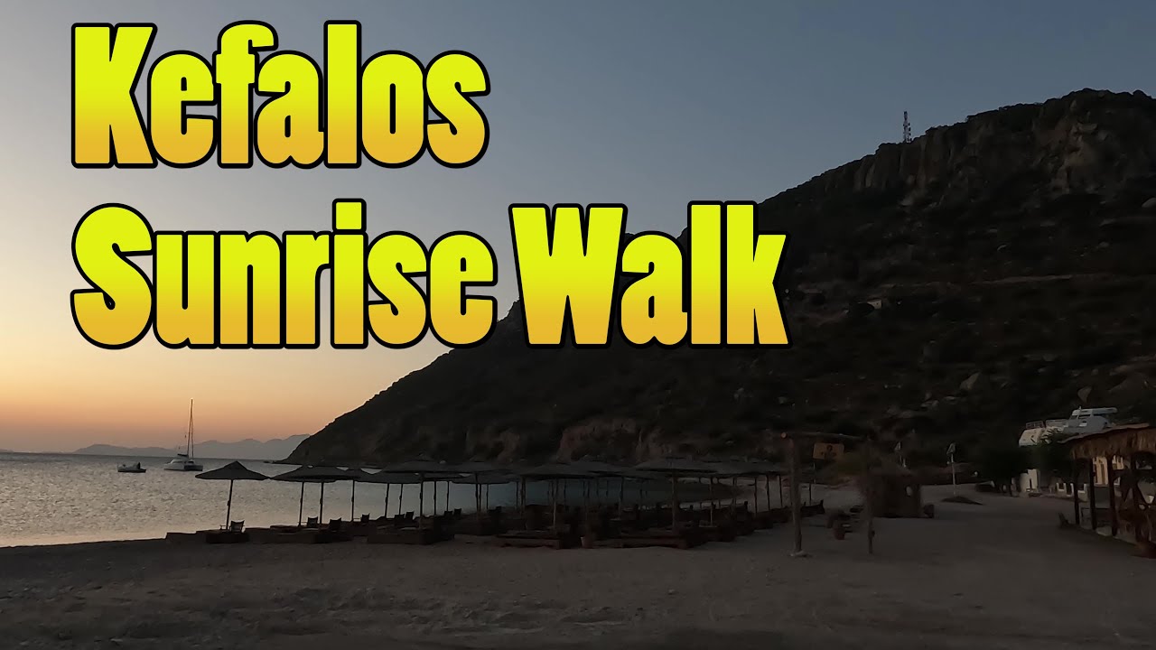 🌅 Kefalos Waterfront Sunrise | Peaceful Morning on Kos Island 🇬🇷