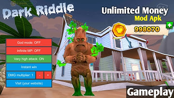 Unlimited Money And Apple in Dark Riddle Mod Apk 9999+