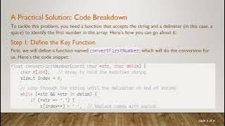 Converting a char array with decimal numbers to float in C Programming