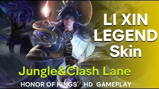 This is the crazy LI XIN! Take down all the towers, take all monsters. Honor of Kings clash lane.