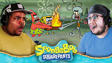 SPONGEGAR! | SpongeBob Season 3 Episode 14 GROUP REACTION