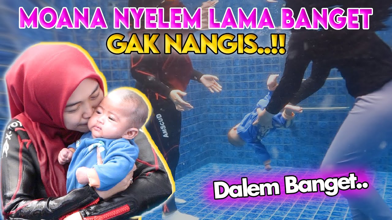 MOANA NYELEM 1 METER 4 DETIK..!! Gak Nangis Masyaallah..