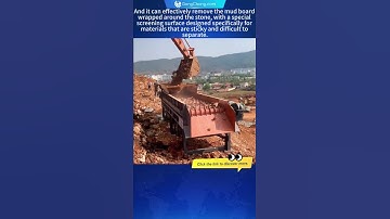 Mud and stone separator，Crusher manufacturer, #machine #educational #crushing# Industrial# Technical