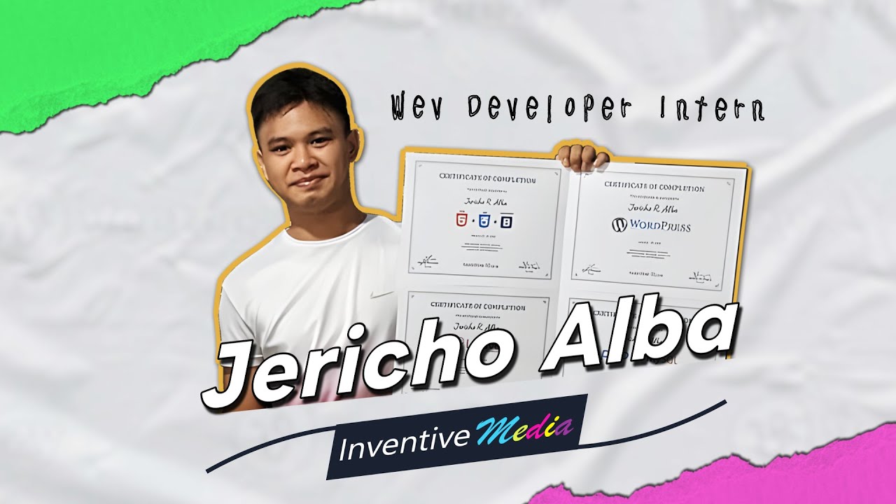 Inventive Media Philippines Jericho Alba Student Testimonial