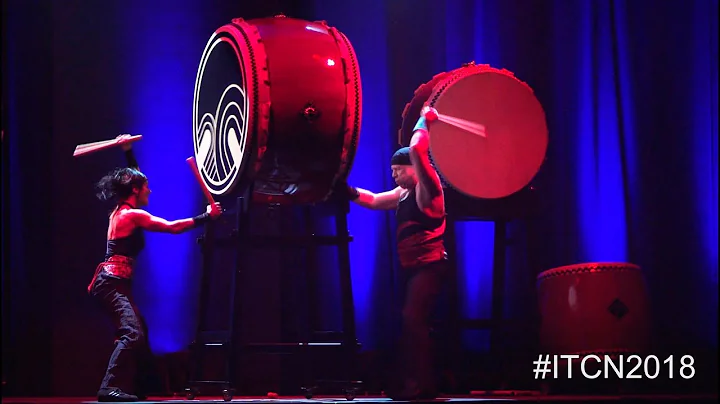 ODaiko performance of Frank Dubberke & Jeanette Pe...