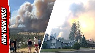Wildfire Turns Spokane Neighborhood Into Hellscape