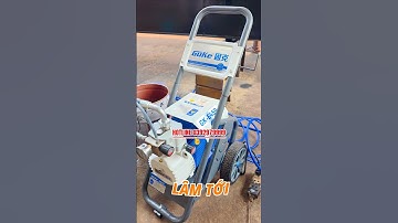 Máy Phun Sơn Kết Cấu Thép 5 phút vận hành lớp sơn mịn hoàn hảo, ngay cả phụ nữ cũng làm được!”