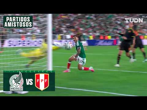 ¡ATAJADÓN! México vs Perú | Amistoso - Amistoso | TUDN