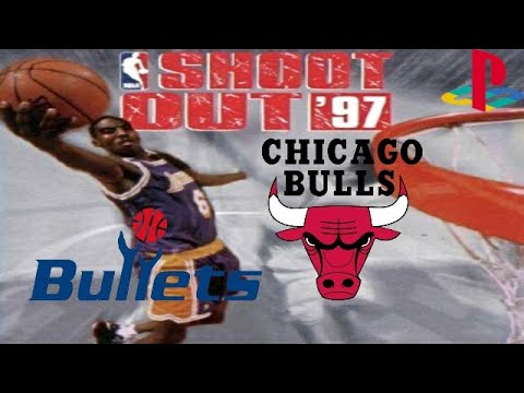NBA Shootout '97 PlayStation - Washington Bullets @ Chicago Bulls