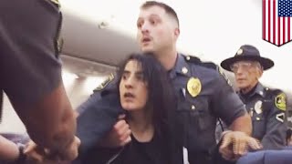 Woman dragged off plane: Southwest passenger booted off flight over deadly dog allergy - TomoNews