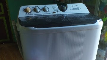 Pengering Mesin Cuci Sharp Aquamagic 2 Tabung Tidak Berputar @sobat_arif