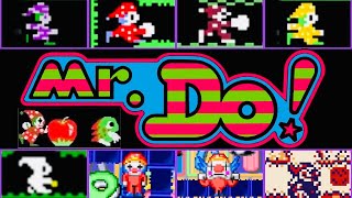 Famous 🤡Mr. Do!🤡(1982) Versions/Ports Comparison|HD|60FPS Profile