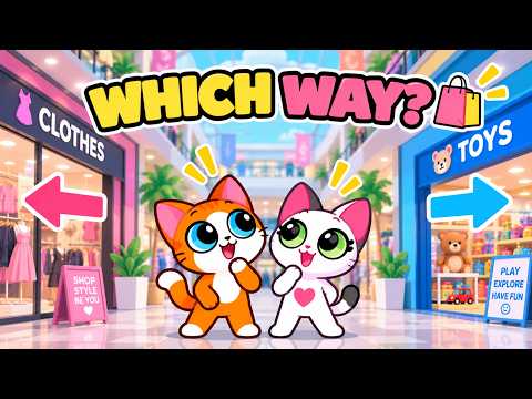 🛍️😱 Lost in the Shopping Mall! Which Way Should We Go?