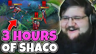 Over 3 hours of Pink Ward Shaco baiting the sh*t out of the enemies