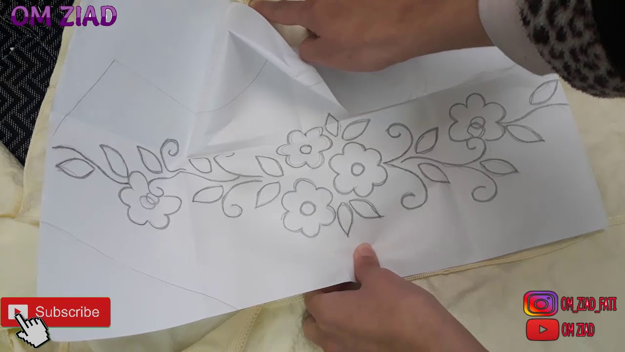 هام جدا تعلمي كيفاش تحطي الرشمة على الجلابة أو القفطان