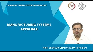 Manufacturing Systems Approach