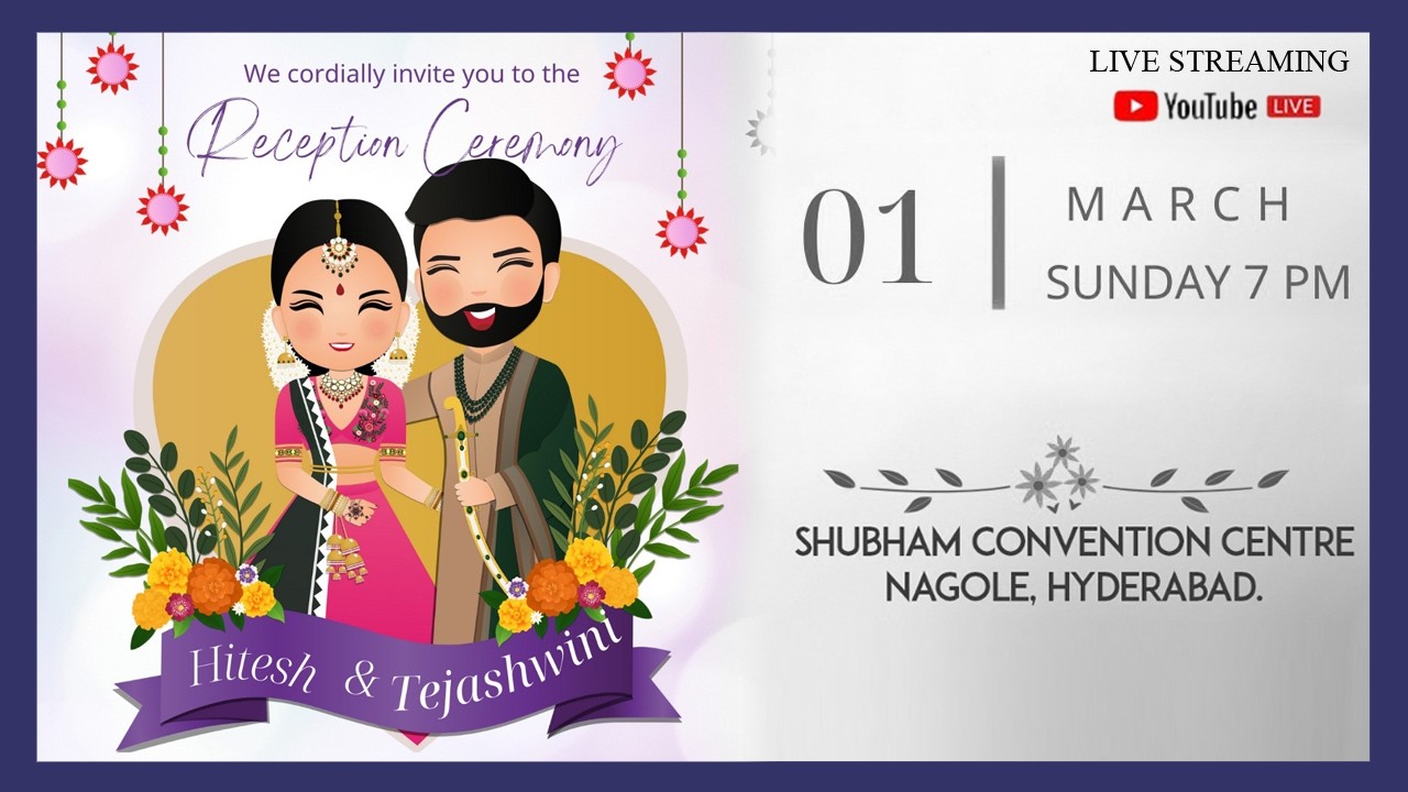 HITESH & TEJASHWINI (Reception ceremony)