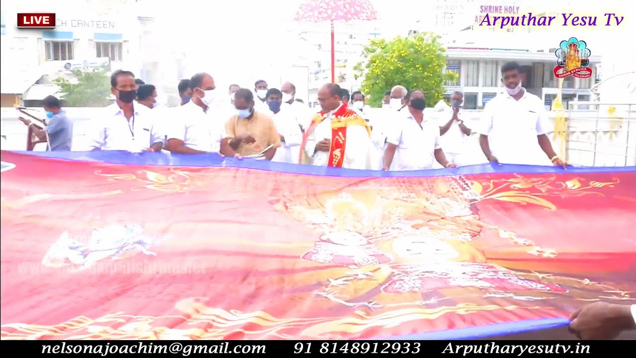 🔴LIVE 31st Aug 2020 6:00AM Flag Hosting & Mass | Shrine Basilica of Our Lady of Health Vailankanni