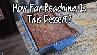 Persimmon Pudding Made From Pulp Found In The Freezer