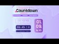 Kawaii Countdown Timer Widget for StreamElements | Twitch Subathon, Study &amp; Break Timer Overlay