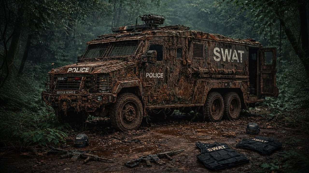 ASMR Abandoned Ford F-550 Police SWAT Truck Restoration – Found Rusting in the Forest!