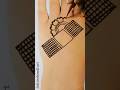 Latest Arabic mehndi design✨ | back hand mehndi design #mehndi #shorts