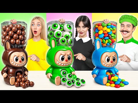 Wednesday vs Grandma Cooking Challenge | Amazing Cooking Hacks by Candy DO