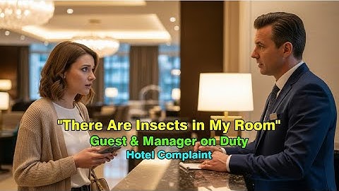 "10" Hotel Complaint Conversation in English | EASY ENGLISH CONVERSATION FOR BEGINNERS