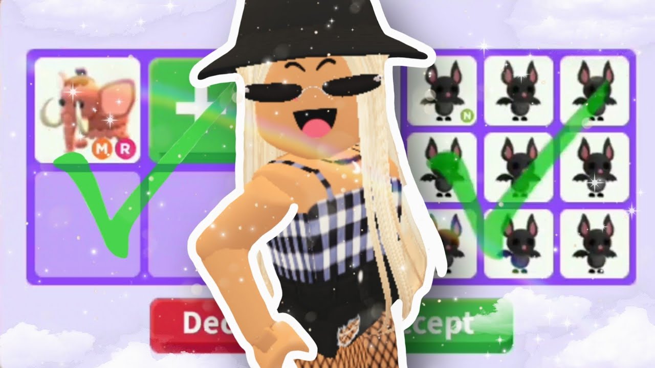 what people trade for a *MEGA* neon woolly MAMMOTH 😱 in adopt me [Roblox]