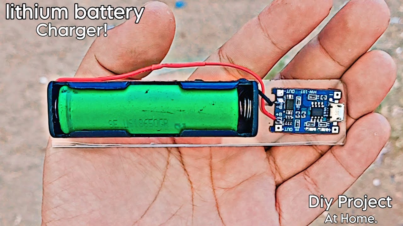How to Make a Lithium Battery Charger at Home - YouTube