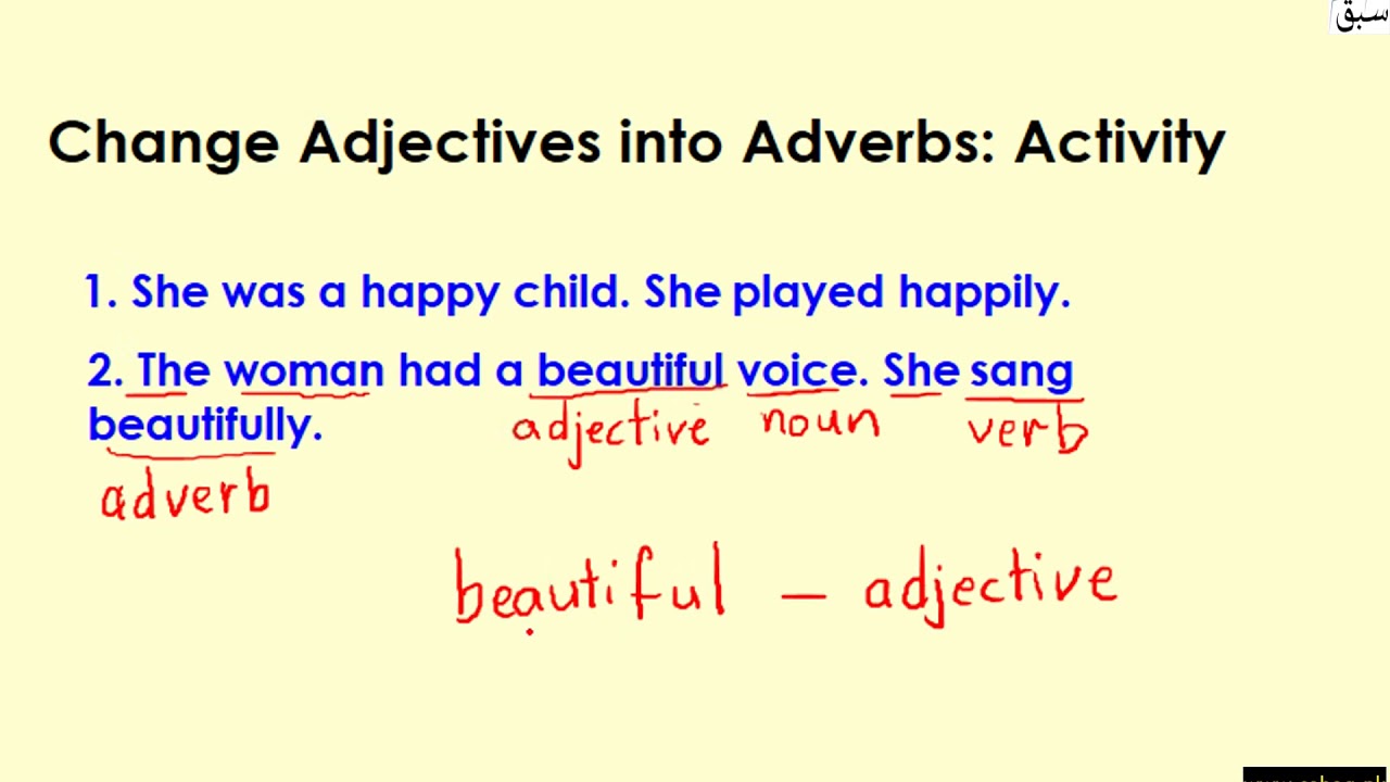 Change Adjectives Into Adverbs English Lecture Sabaq pk YouTube