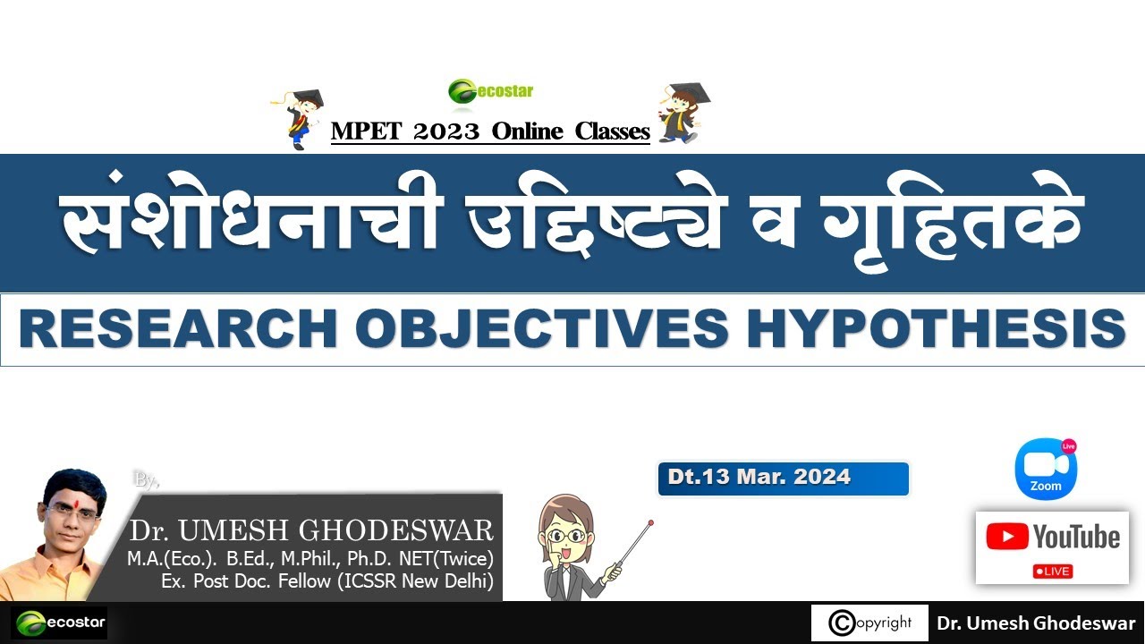 RESEARCH OBJECTIVES & HYPOTHESIS