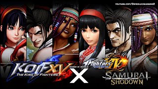 KOF XV - TEAM SAMURAI COMPARISON WITH KOF XIV, SAMURAI SHODOWN