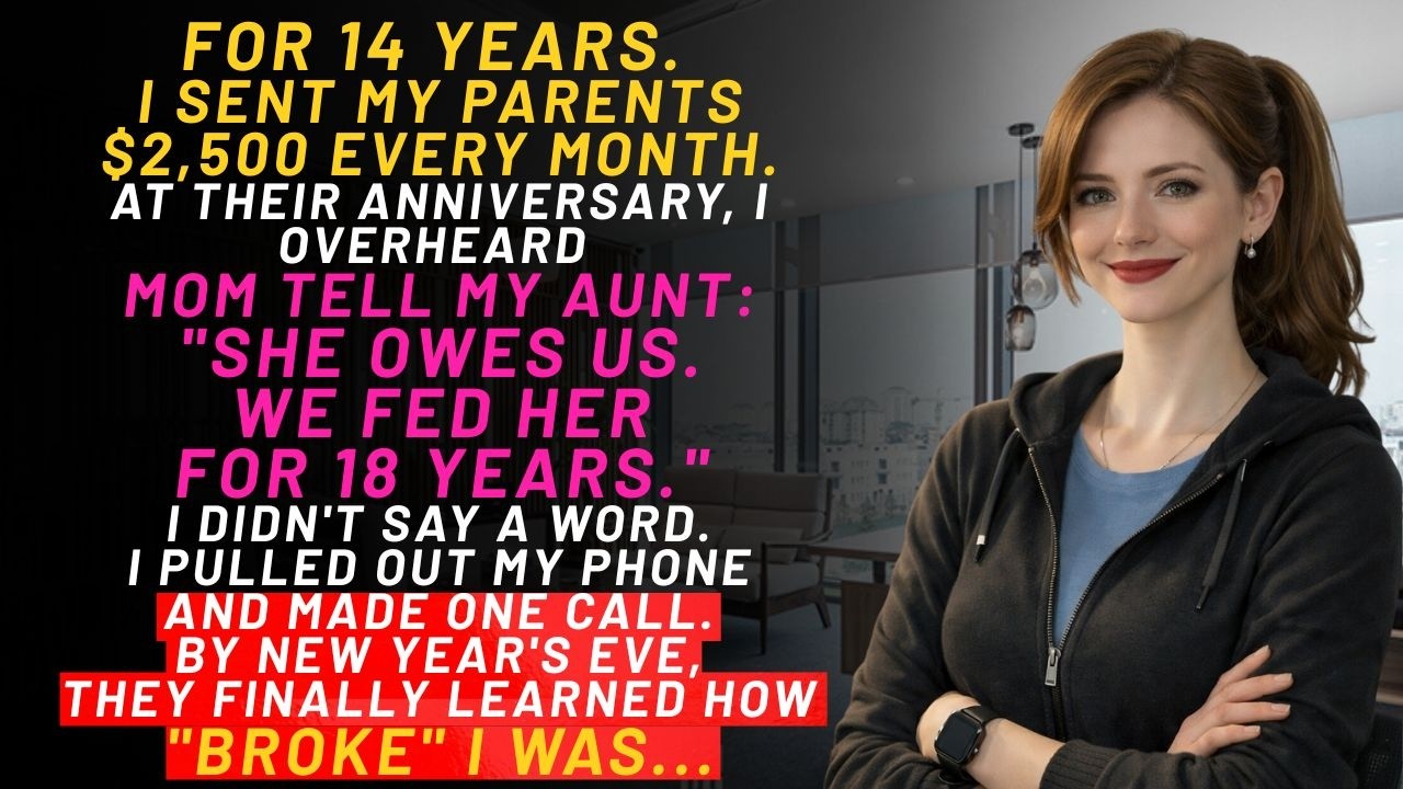 My Parents Said I “Never Gave Them a Dime” — At Their 40th Anniversary, I Showed the Family 14 Years