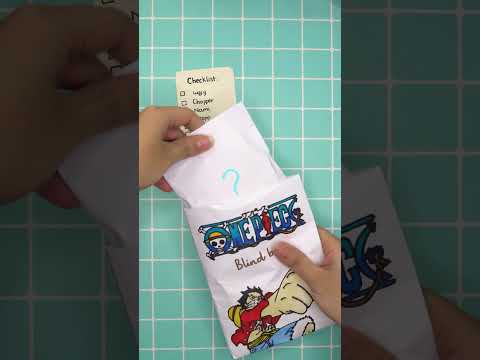 [🐾paper diy🐾] 🏴‍☠️ One Piece ☠️ ASMR Blind Bag Unboxing 💗 Craftybunnies #shorts #squishy #blindbag