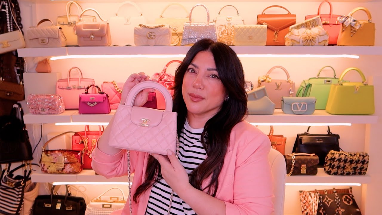 25S◆ピンクがキュート♪◆CHANEL kelly ショルダーバッグ ミニ CHANEL 23k KELLY BAG PINK | Naomi Peris - YouTube