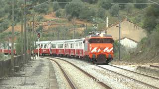 Comboio Especial APAC 2610 + 9 Carruagens Schindler circulação das Beiras 26 Mar 2022