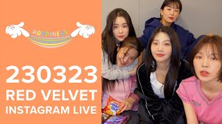 [ ENG SUB ] 230323 Red Velvet Instagram Live