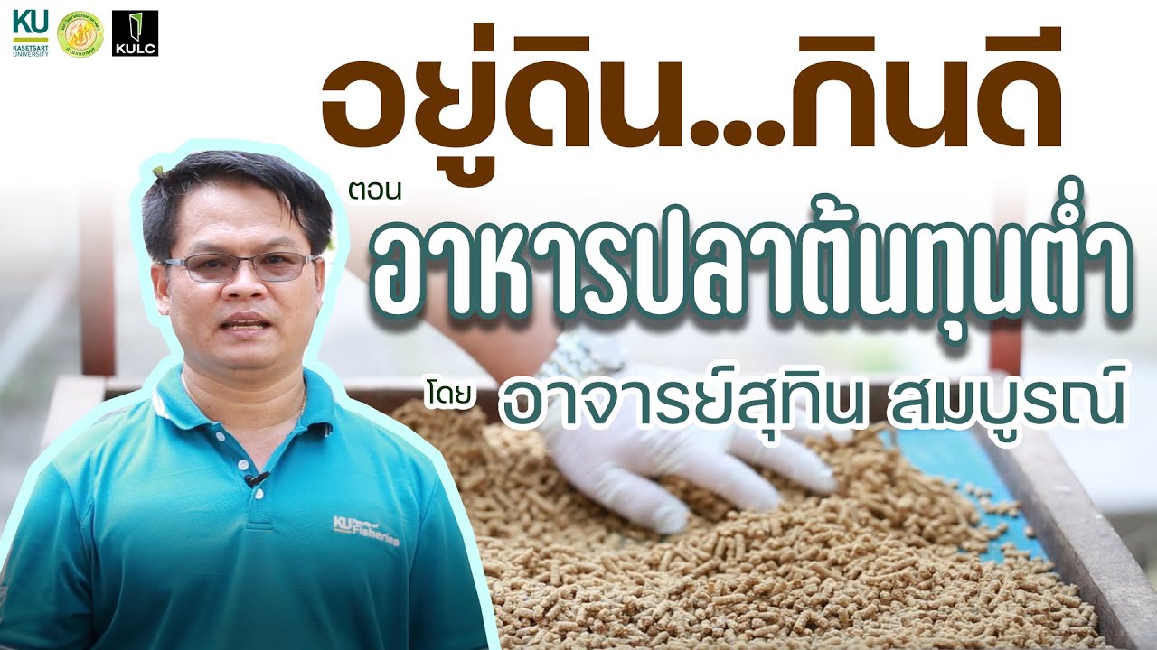 อยู่ดินกินดี | การผลิตอาหารปลาต้นทุนต่ำ