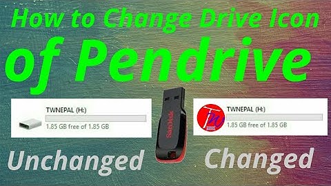 How to change Drive icon of Pen Drive || Storage Device#TechWorldNepal
