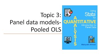 Topic 3: Panel data models - Pooled OLS