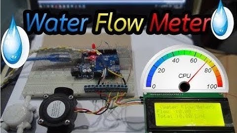 Water Flow Meter วัดการไหลด้วย Flow Sensor (Arduino P.15)