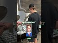 Asking Dallas Stars players to sign old photos of themselves