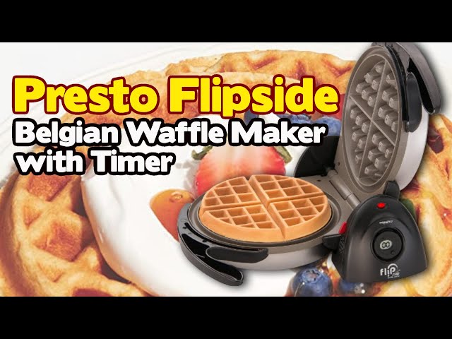 Presto® Belgian Waffle Bowl Maker - Product Info - Video - Presto®