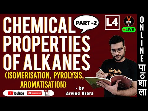 Hydrocarbons L 4 | Chemical Properties of Alkanes - 2 | Chemistry Class 11 | NEET 2020 | Arvind sir