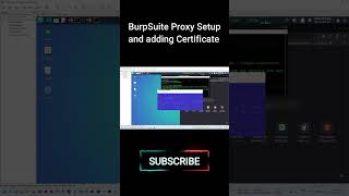 Setup BurpSuite pro proxy #cybersecurity #burpsuite #kalilinux